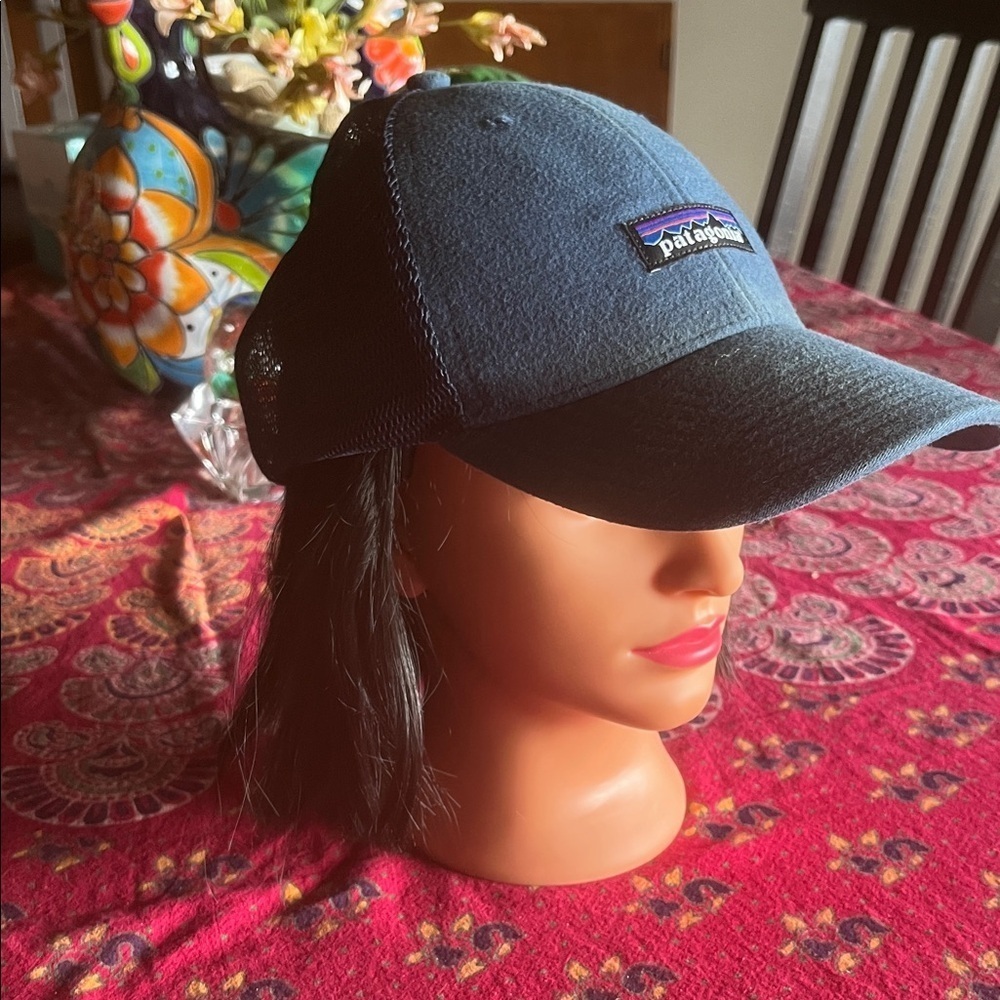 Patagonia Dark Blue Baseball Cap mesh backing
